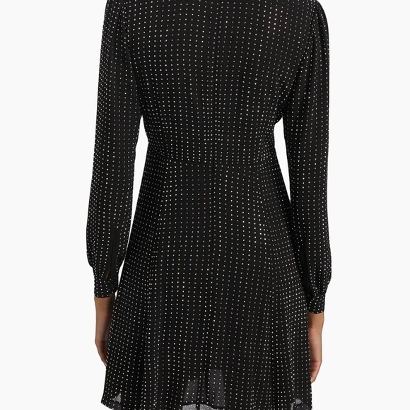 New w/out Tags Michael Kors Crystal-Embellished V-Neck Minidress size 6 - Picture 5 of 7